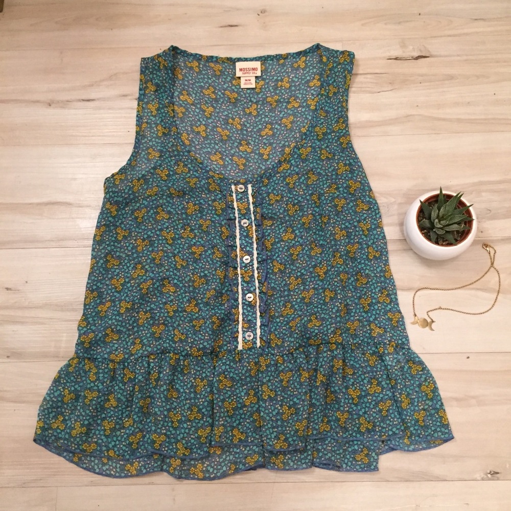 Mossimo | Sleeveless Floral Top